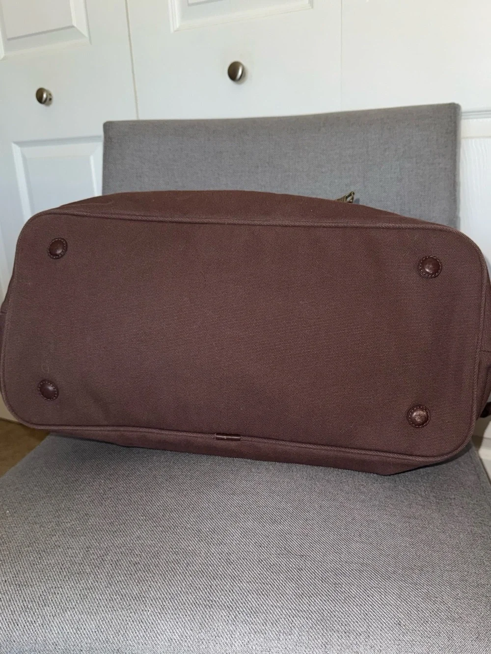 Banana Republic Canvas Weekender Duffel Bag - Brown